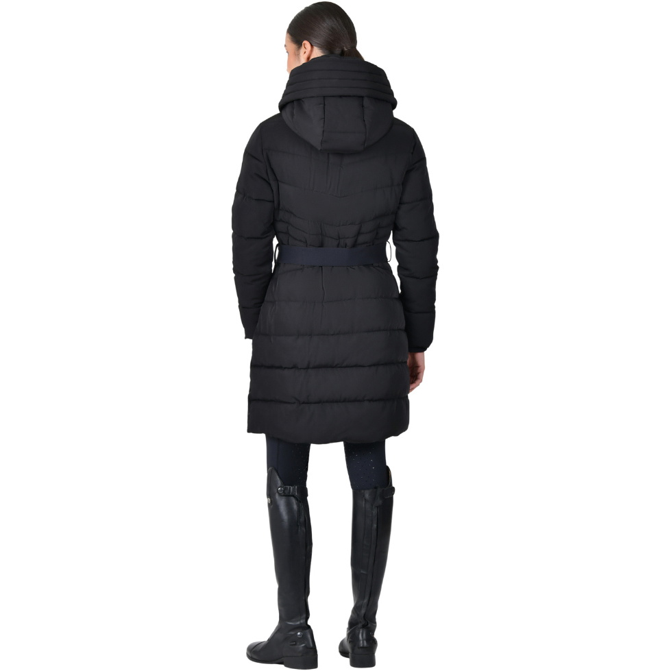 2025 Dublin Damen Mit Gürtel Langleine Puffer 1028855 - Black